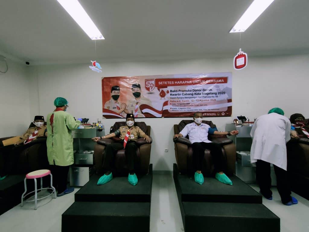 Kwartir Cabang Kota Magelang Gelar Donor Darah Kwartir Cabang Kota Magelang Gelar Donor Darah