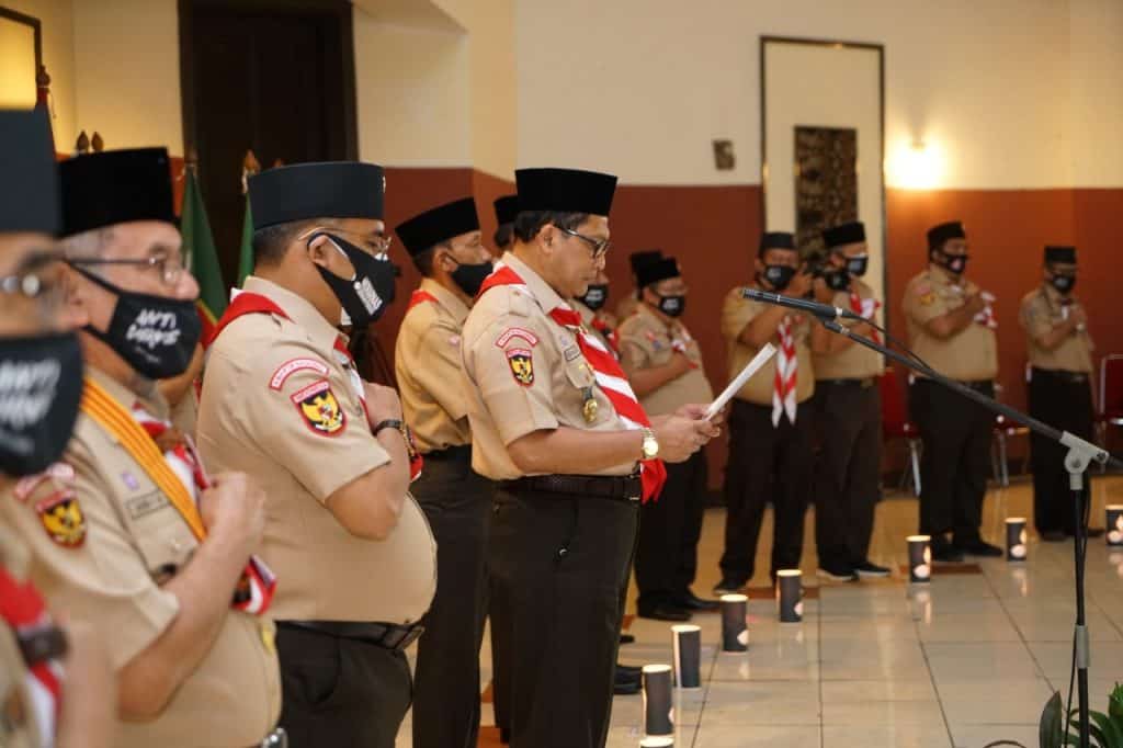 Hari Pramuka 2020, Kwarnas Gerakan Pramuka Melaksanakan Ulang Janji Hari Pramuka 2020, Kwarnas Gerakan Pramuka Melaksanakan Ulang Janji