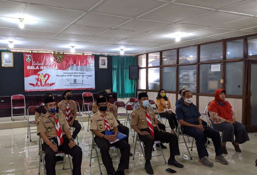 Kwarcab Kota Magelang ikuti Upacara Bela Negara ke 72 Kwarcab Kota Magelang ikuti Upacara Bela Negara ke 72