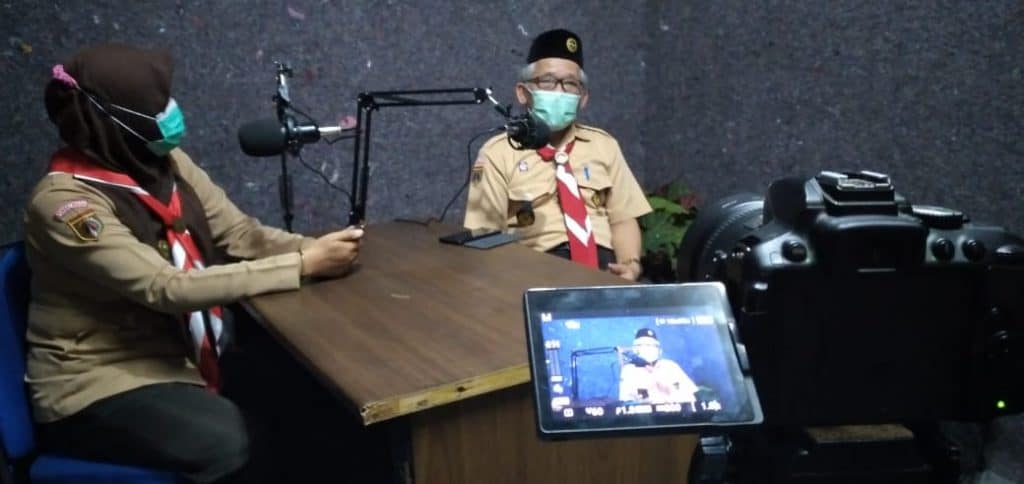 Ketua Kwarcab Purbalingga Resmi Rilis Podcast Cikal Pramuka