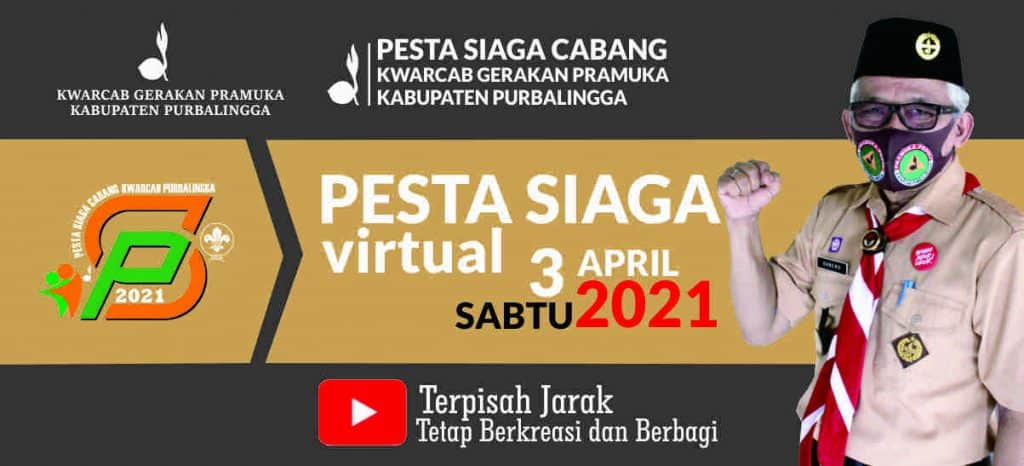 Kali Pertama, Kwarcab Purbalingga Gelar Pesta Siaga Cabang Virtual 2021 Kali Pertama, Kwarcab Purbalingga Gelar Pesta Siaga Cabang Virtual 2021
