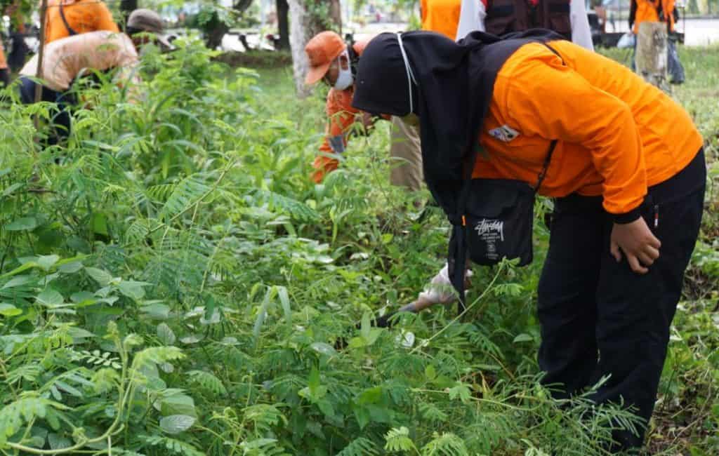 Pramuka Solo dan Dinas Lingkungan Hidup Bereskan Belukar di Buper Jurug Pramuka Solo dan Dinas Lingkungan Hidup Bereskan Belukar di Buper Jurug