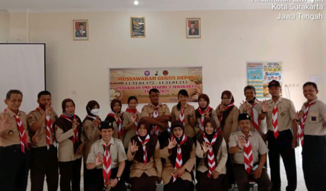 SMP Negeri 3 Surakarta Selenggarakan Musyawarah Gugus Depan SMP Negeri 3 Surakarta Selenggarakan Musyawarah Gugus Depan