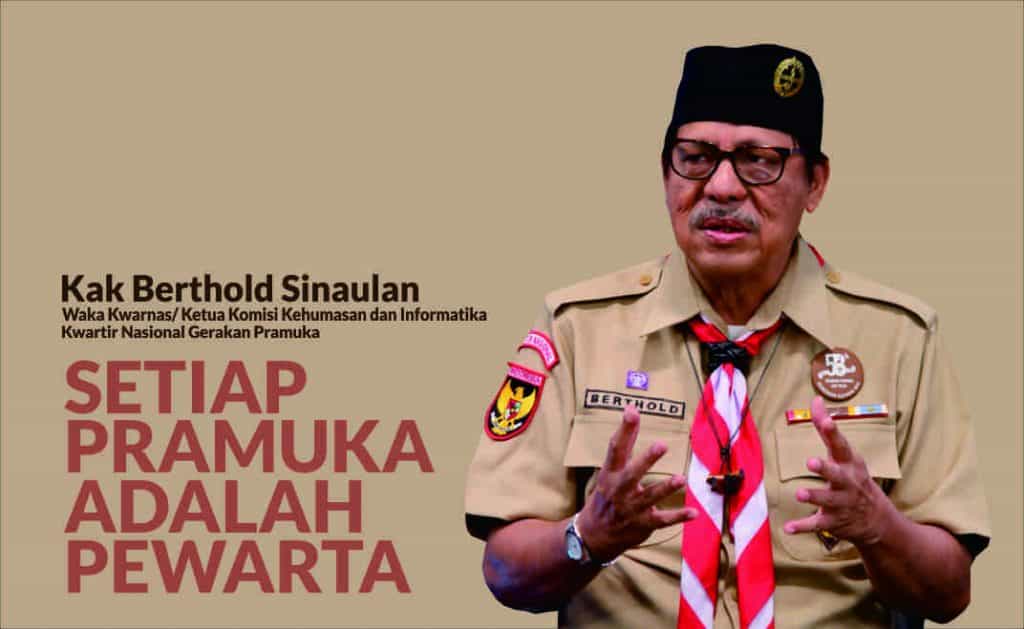 Kak Berthold Sinaulan: Setiap Pramuka adalah Pewarta
