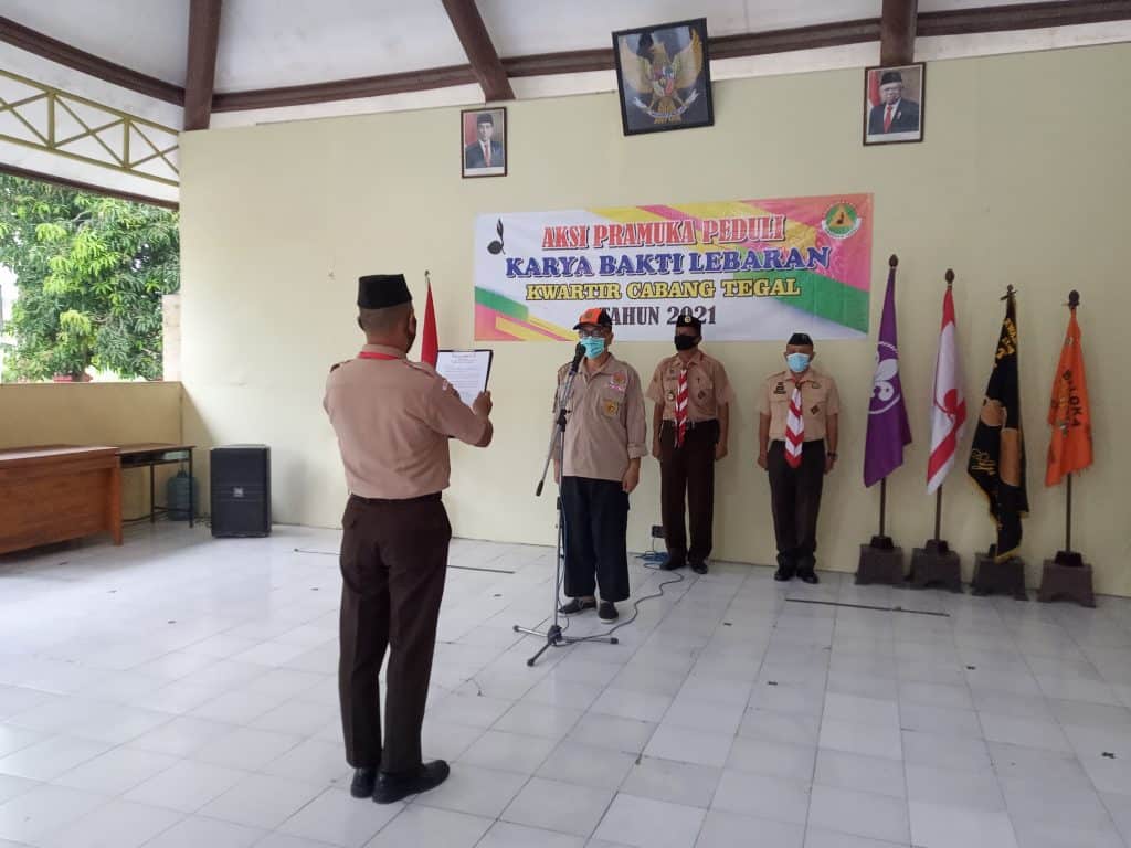 Pramuka Peduli Kwarcab Tegal Melaksanakan Aksi Karya Bakti Lebaran Pramuka Peduli Kwarcab Tegal Melaksanakan Aksi Karya Bakti Lebaran