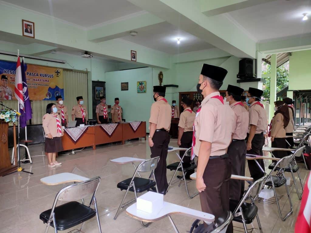 Action! Kwarcab Kota Magelang gelar pasca kursus