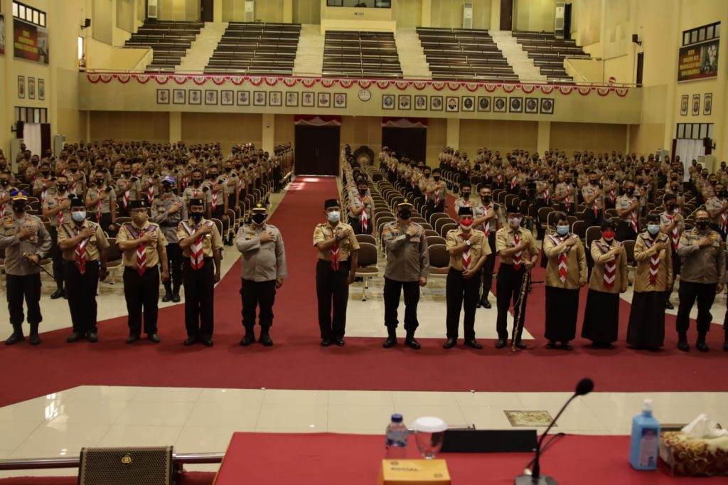 Penutupan KMD Akpol angkatan 55 Batalyon Satya Dharma