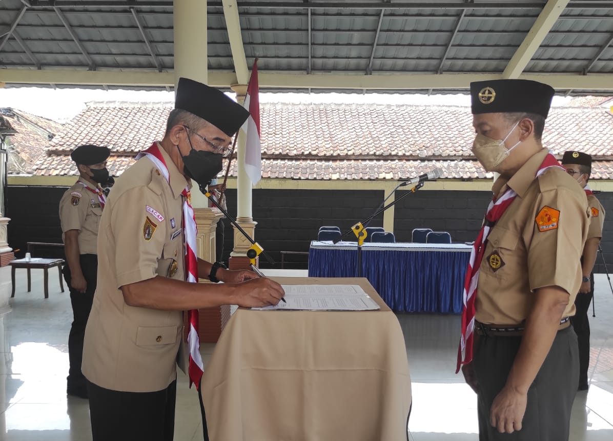 Resmi Dikukuhkan Pengurus Majelis Pembimbing Pinsaka Dan Pengurus Satuan Karya Saka Adhyasta 7663