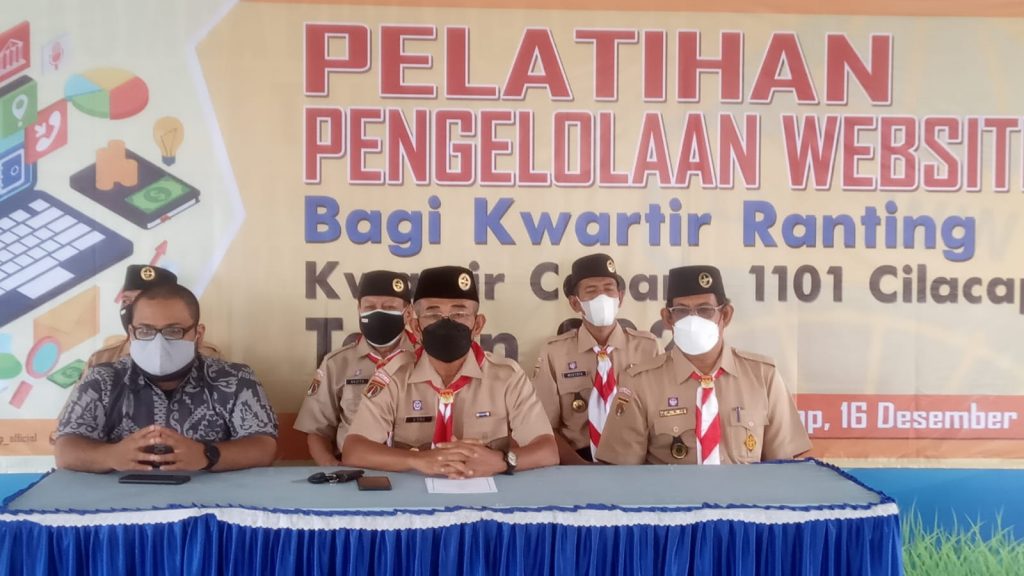 Asah Kemampuan Pengelolaan Website Bagi Andalan Humas Kwartir Ranting se Kab. Cilacap Asah Kemampuan Pengelolaan Website Bagi Andalan Humas Kwartir Ranting se Kab. Cilacap