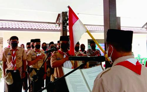 KWARCAB PURBALINGGA – Kwarran Kalimanah Resmi Punya Pengurus Satgas Pramuka Peduli Pramuli Kwarran Kalimanah