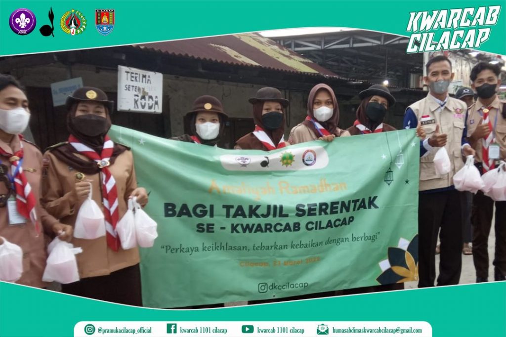 Takjil gratis dalam hitungan menit ludes, yang dibagikan oleh pramuka se kabupaten cilacap Takjil gratis dalam hitungan menit ludes, yang dibagikan oleh pramuka se kabupaten cilacap