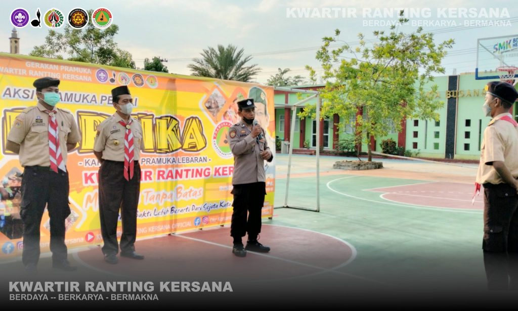 Diapresiasi Polsek Kersana Kwartir Ranting Kersana selenggarakan Apel Gelar Pasukan dan Pembekalan Persiapan Pengamanan Arus Mudik Lebaran Tahun 2022 Diapresiasi Polsek Kersana Kwartir Ranting Kersana selenggarakan Apel Gelar Pasukan dan Pembekalan Persiapan Pengamanan Arus Mudik Lebaran Tahun 2022