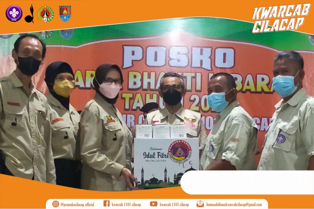 Posko Karya Bhakti Lebaran Kwarcab Cilacap dikunjungi Tim Kwarda Jawa Tengah