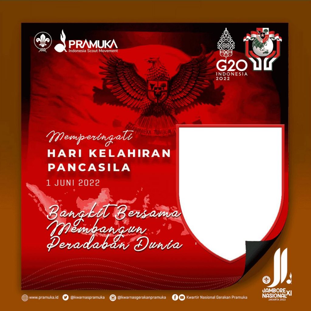 Semarakkan Hari Lahir Pancasila dengan Twibbon Berikut – Warta Pramuka