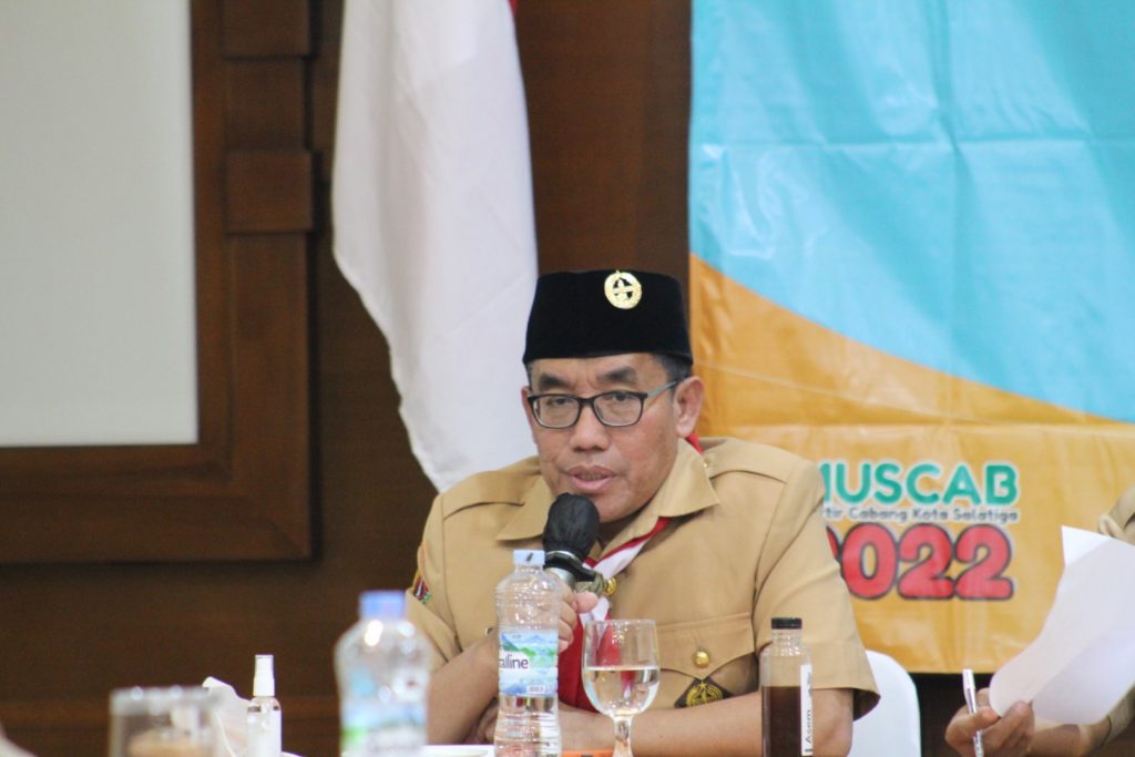Sah! Kakak Muh Haris terpilih sebagai Ketua Kwarcab Kota Salatiga masa bakti 2022 – 2027 untuk periode kedua
