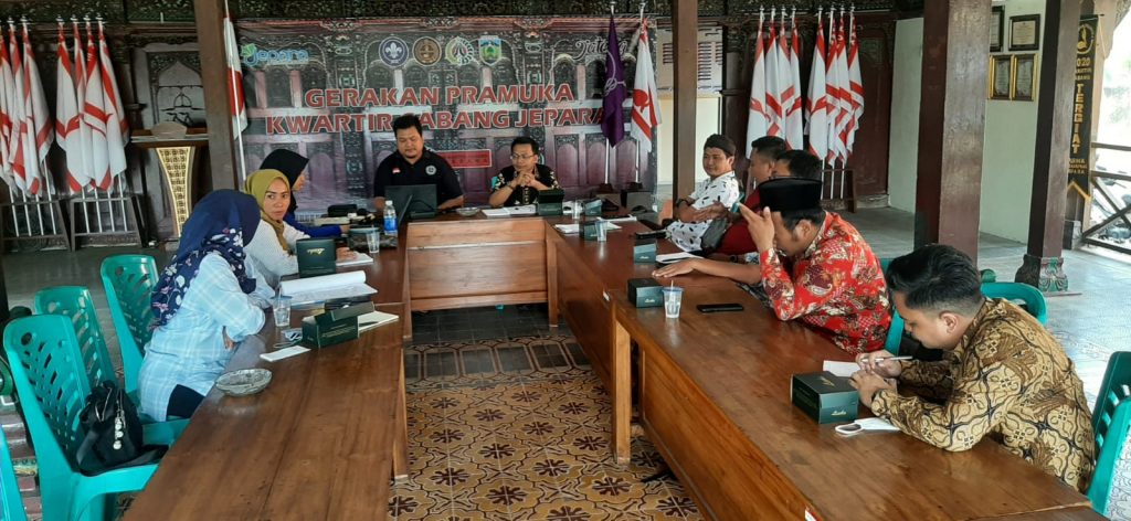 Menyambut Anugrah Kehumasan Panducitraloka Kwarda Jateng Tahun 2022, Kwarcab Jepara Adakan Rakor Persiapan