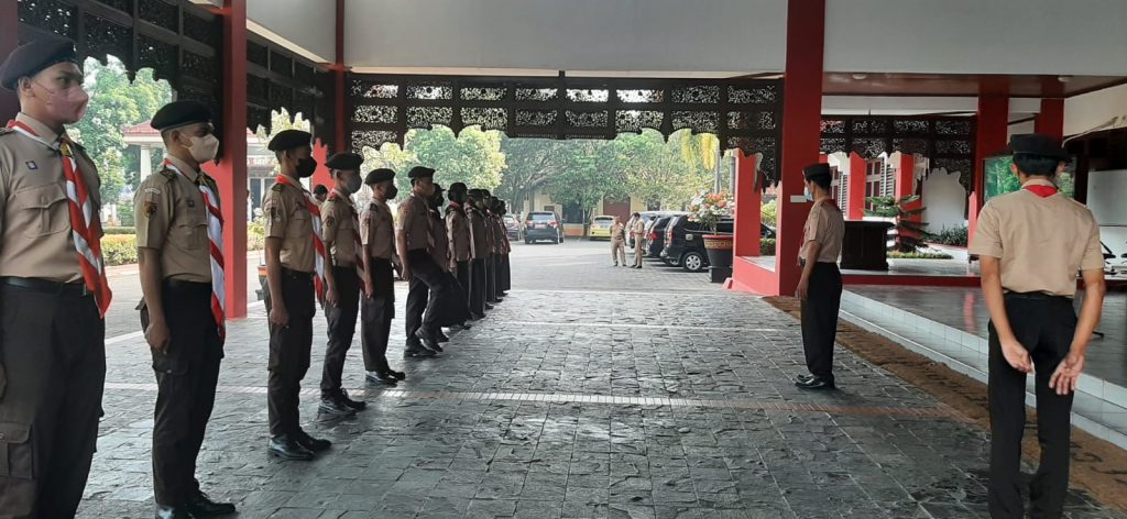 Pj. Bupati Jepara Lepas Kontingen pada Perkemahan Wirakarya Daerah X Tahun 2022