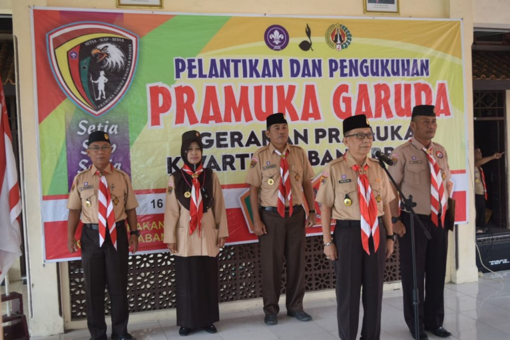 Ka. Kwarcab Brebes Kukuhkan Pramuka GARUDA – KWARTIR CABANG BREBES