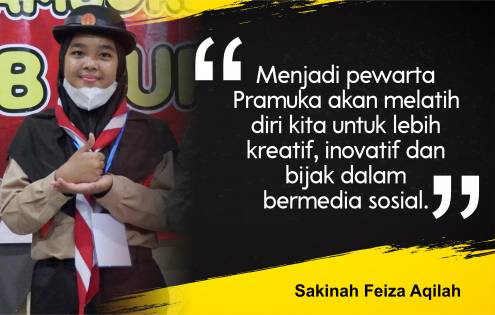 Pewarta Pramuka Itu Bernama Sakinah Feiza Aqilah Pewarta Pramuka Itu Bernama Sakinah Feiza Aqilah