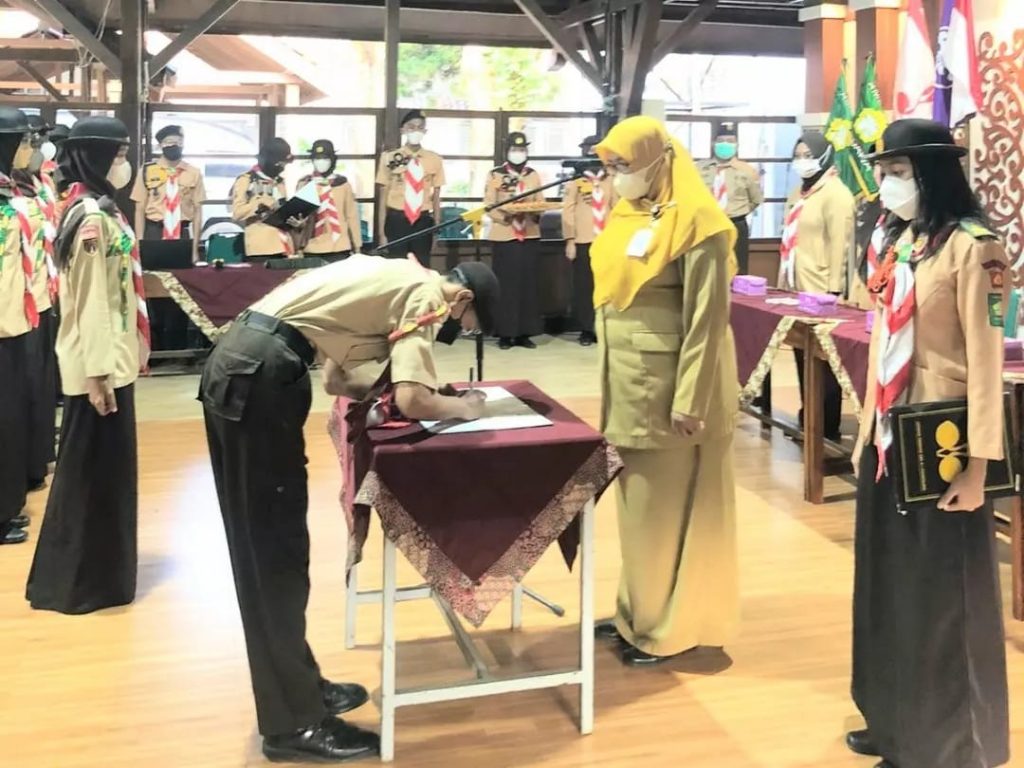 CALON DEWAN AMBALAN  PANDAWA – SRIKANDI SMAN 1 PURWOKERTO DILANTIK BANTARA