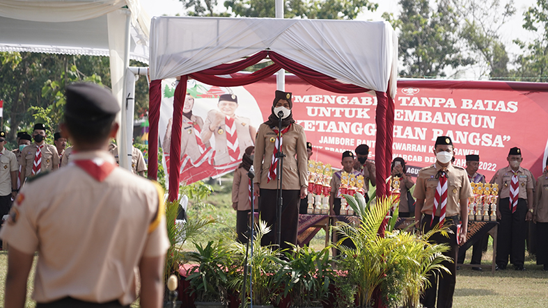 Upacara Hari Pramuka ke-61 di Kwarcab Demak – Demak Pramuka Jateng Upacara Hari Pramuka ke-61 di Kwarcab Demak – Demak Pramuka Jateng