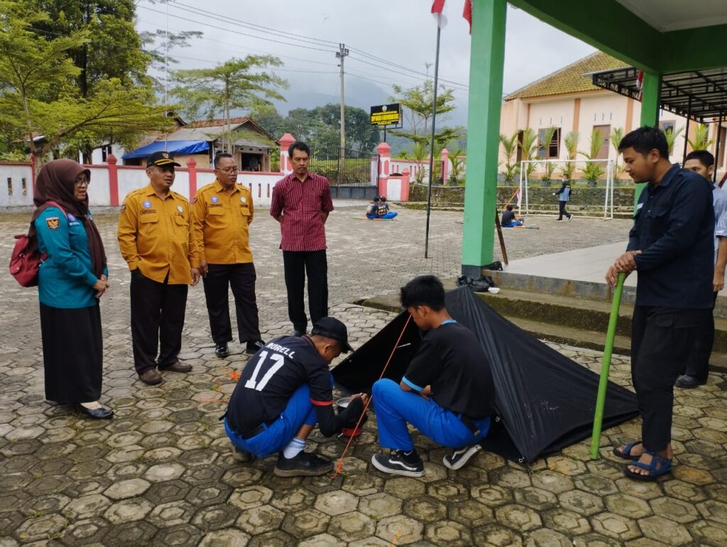 Kwarran Kedungbanteng Pantau Regu Rajawali SMPN 4 Kedungbanteng Sebelum LT III
