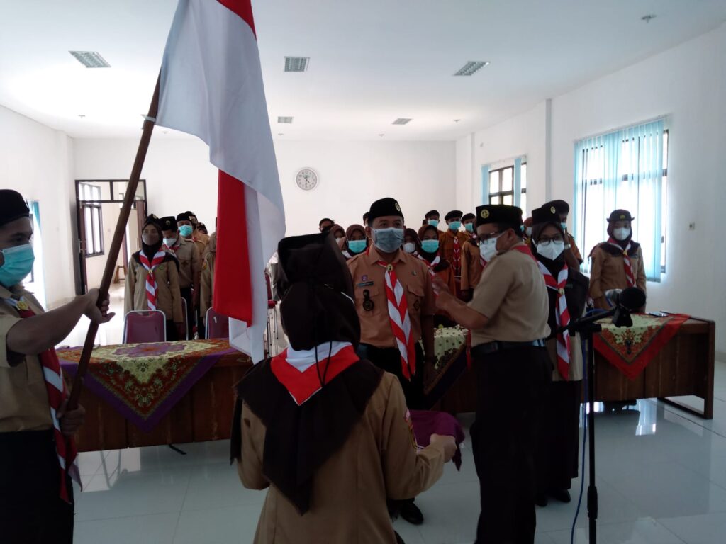 Pelantikan Mabisaka dan Dewansaka Saka Bakti Husada (SBH) Kwartir Ranting Lumbir Masa Bakti 2022 – 2025.