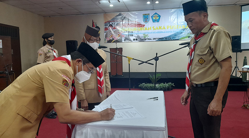 Jangan berhenti disini, pesan Kak Haris pada pengukuhan Saka Pustaka 2022-2027 Jangan berhenti disini, pesan Kak Haris pada pengukuhan Saka Pustaka 2022-2027