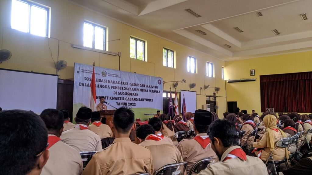 Pembina Pramuka Perwakilan Pangkalan se Baturraden Ikuti Sosialiasi Narakarya Pembina Pramuka Perwakilan Pangkalan se Baturraden Ikuti Sosialiasi Narakarya