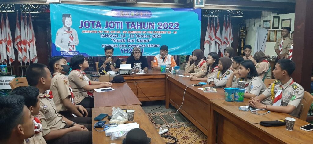 Pramuka Penegak Pandega Kwarcab Jepara Ikuti JOTA & JOTI Tahun 2022