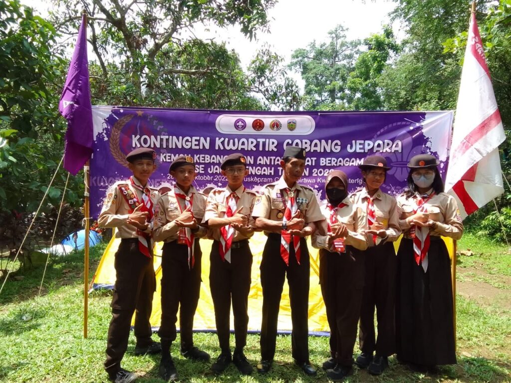 Kwarcab Jepara Kirim Kontingen Kemah Kebangsaan Antar Umat Beragama Jawa Tengah Tahun 2022