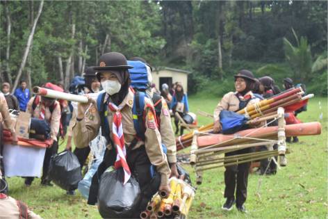 Ratusan Penggalang Mulai Datangi Puskepram Munjulluhur Ratusan Penggalang Mulai Datangi Puskepram Munjulluhur