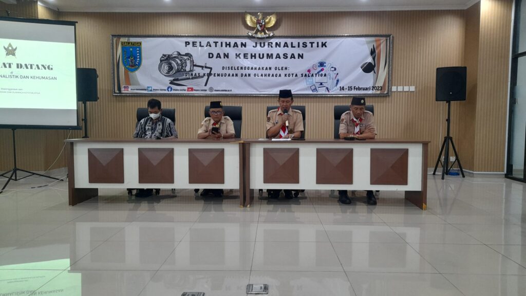 Pelatihan Jurnalistik dan Kehumasan Dispora Salatiga 2023