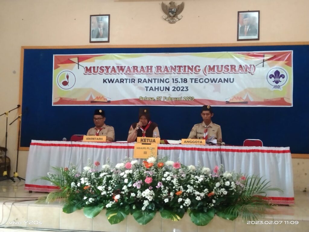 MUSYAWARAH RANTING GERAKAN PRAMUKA TEGOWANU DIGELAR MUSYAWARAH RANTING GERAKAN PRAMUKA TEGOWANU DIGELAR