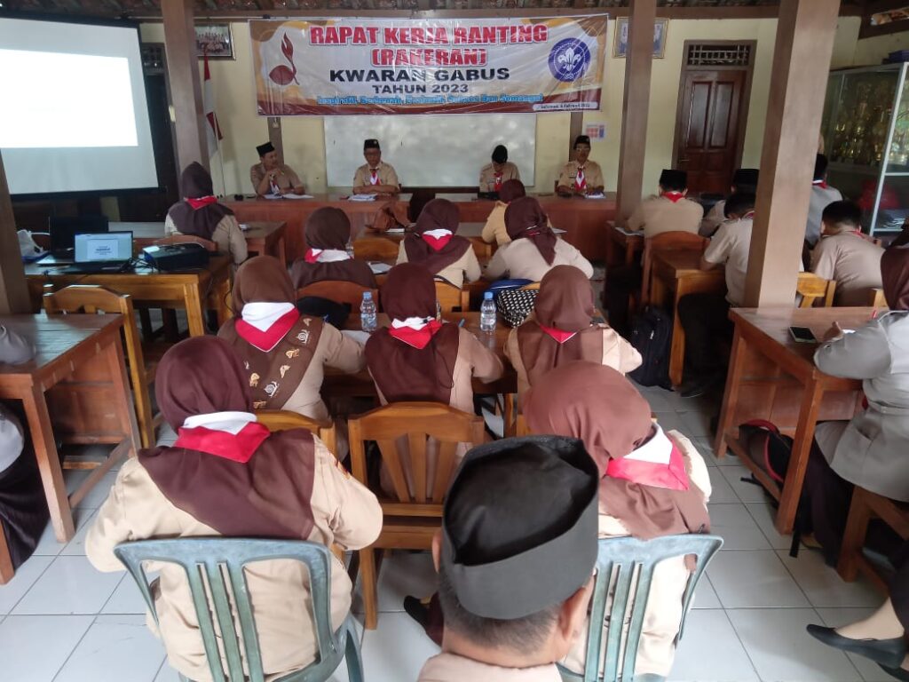 RAPAT KERJA RANTING GERAKAN PRAMUKA KWARAN GABUS TAHUN 2023 RAPAT KERJA RANTING GERAKAN PRAMUKA KWARAN GABUS TAHUN 2023