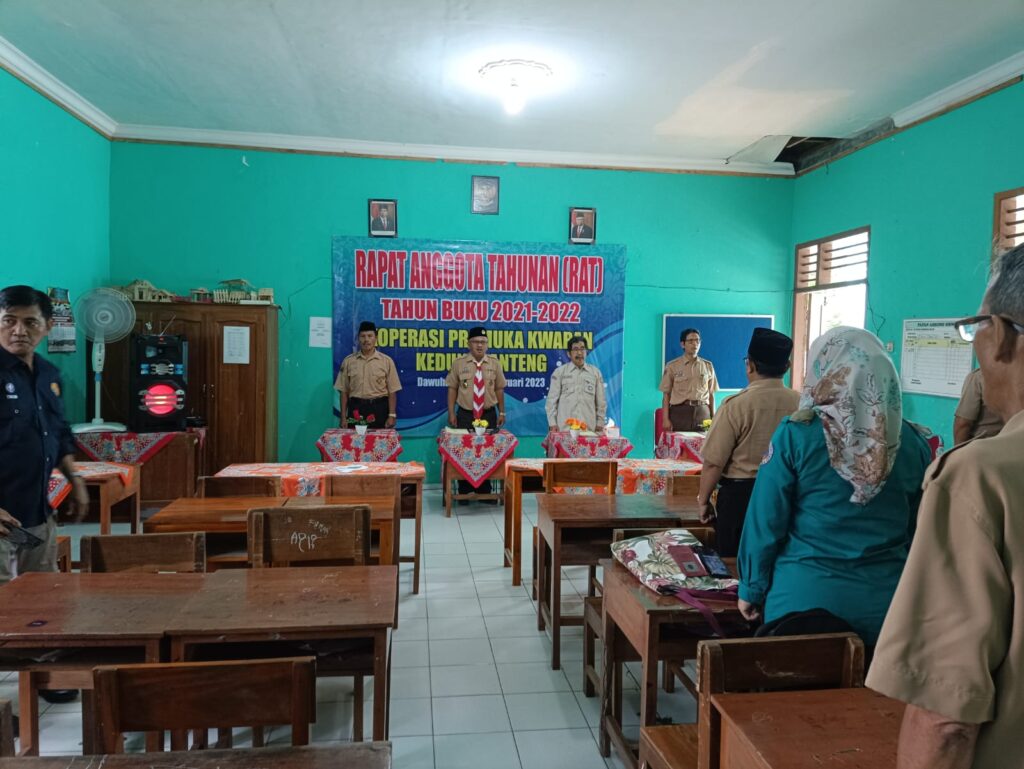 Rapat Anggota Tahunan (RAT) Koperasi Kwarran Kedungbanteng Tahun Buku 2021-2022.