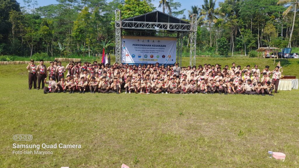 Gerakkan Satuan Karya, Dispora Salatiga Selenggarakan Perkemahan Kesakaan