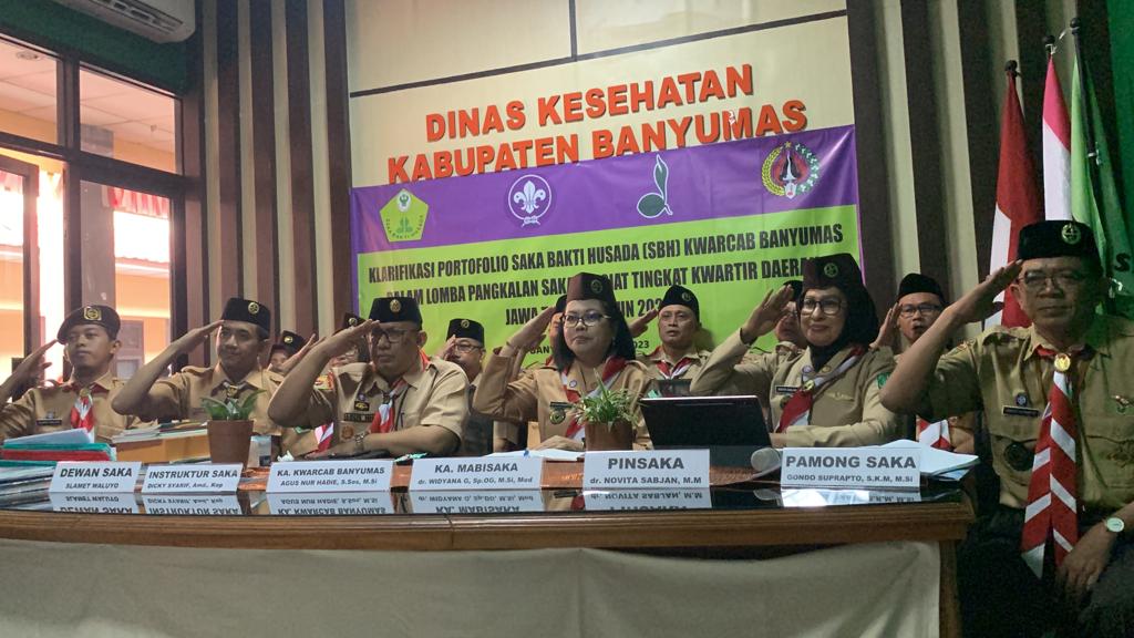 Saka Bakti Husada Kwarcab Banyumas Masuk 12 Pangkalan Saka Tergiat Kwarda Jateng 2023 – KWARCAB BANYUMAS Saka Bakti Husada Kwarcab Banyumas Masuk 12 Pangkalan Saka Tergiat Kwarda Jateng 2023 – KWARCAB BANYUMAS