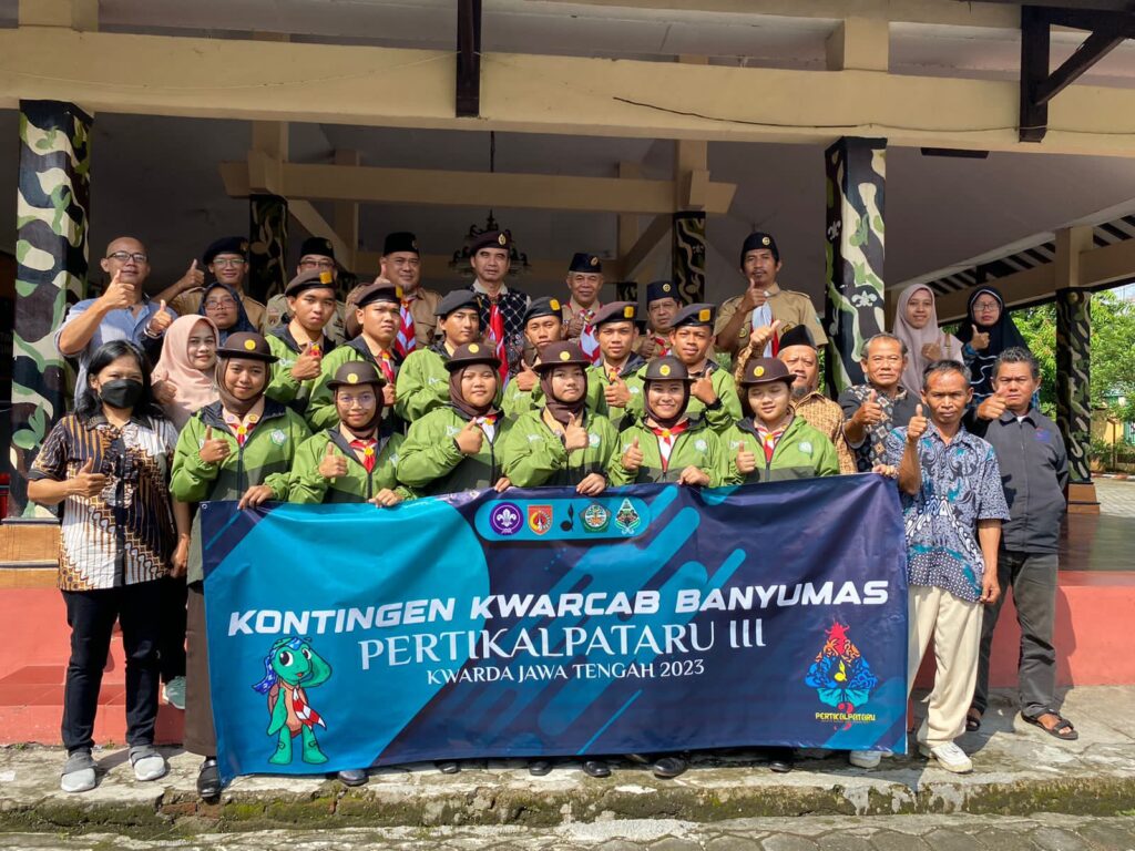 Kontingen Banyumas Pada Pertikalpataru III Tahun 2023 Diberangkatkan – KWARCAB BANYUMAS