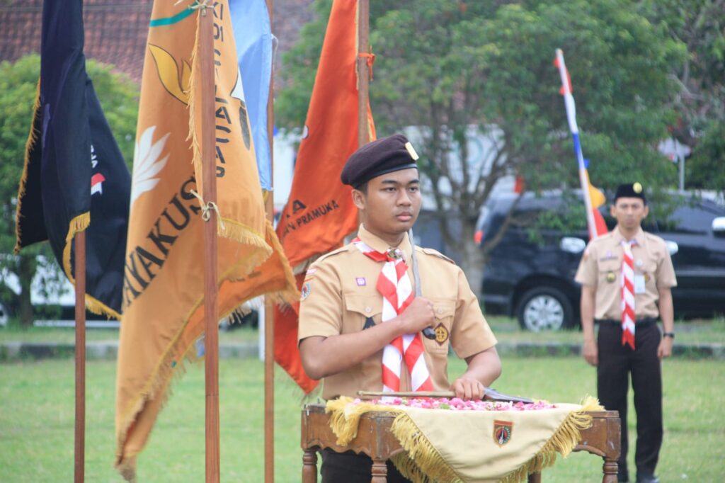 Gladi Widya Wijayakusuma Tahun 2023 Resmi dibuka oleh Kak Awaluddin Muuri selaku Ketua Kwarcab Cilacap