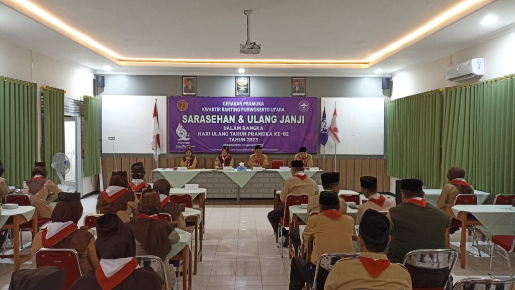 Giat Sarasehan dan Ulang Janji Kwarran Purwokerto Utara – KWARCAB BANYUMAS