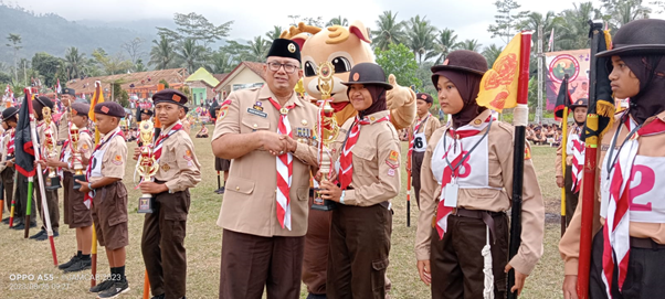 Kontingen Kwarran Somagede Juara LCTP Penggalang SD/MI – KWARCAB BANYUMAS
