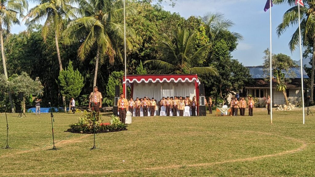 Kwarran Baturraden Selenggarakan Upacara Hari Pramuka Ke-62 – KWARCAB BANYUMAS