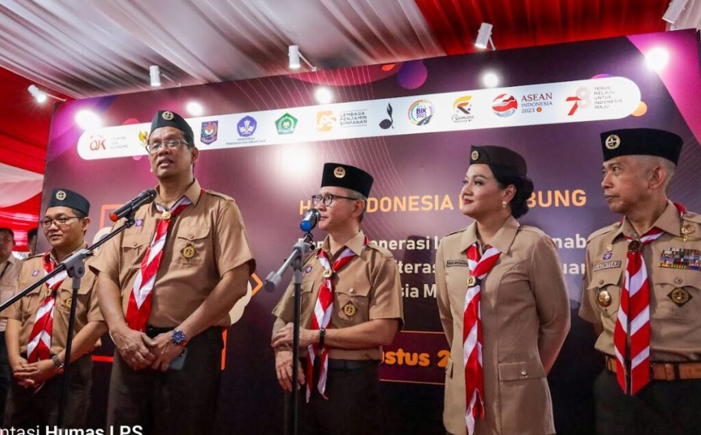 LPS Gandeng Pramuka untuk Edukasi Masyarakat Pentingnya Menabung di Bank