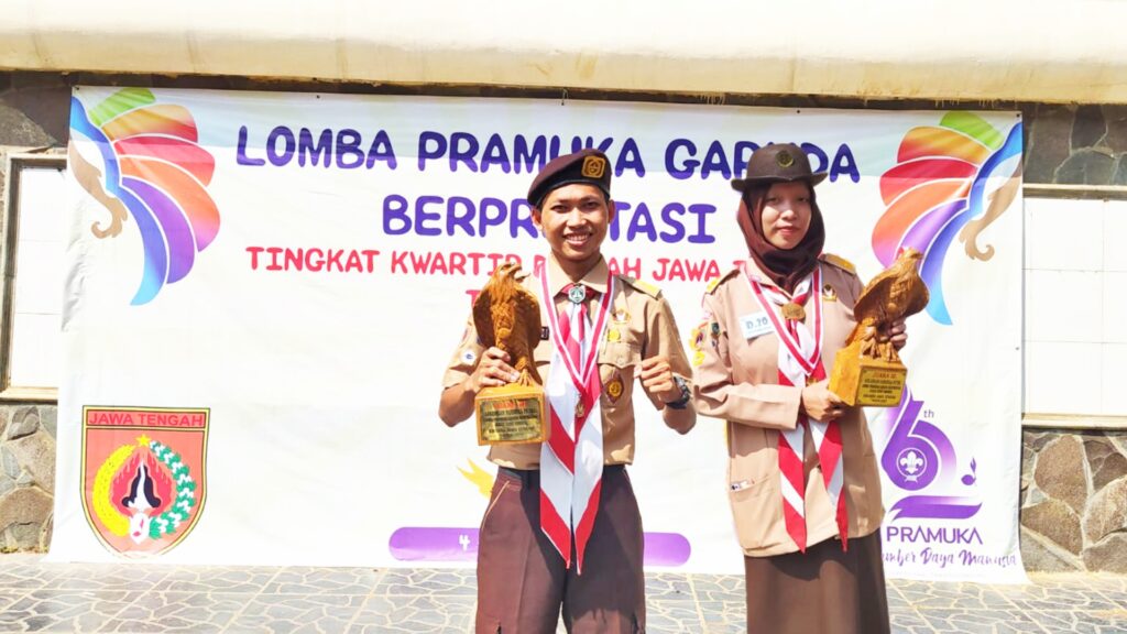Kontingen Pramuka Garuda Kwarcab Batang Raih Juara Tingkat Jawa Tengah