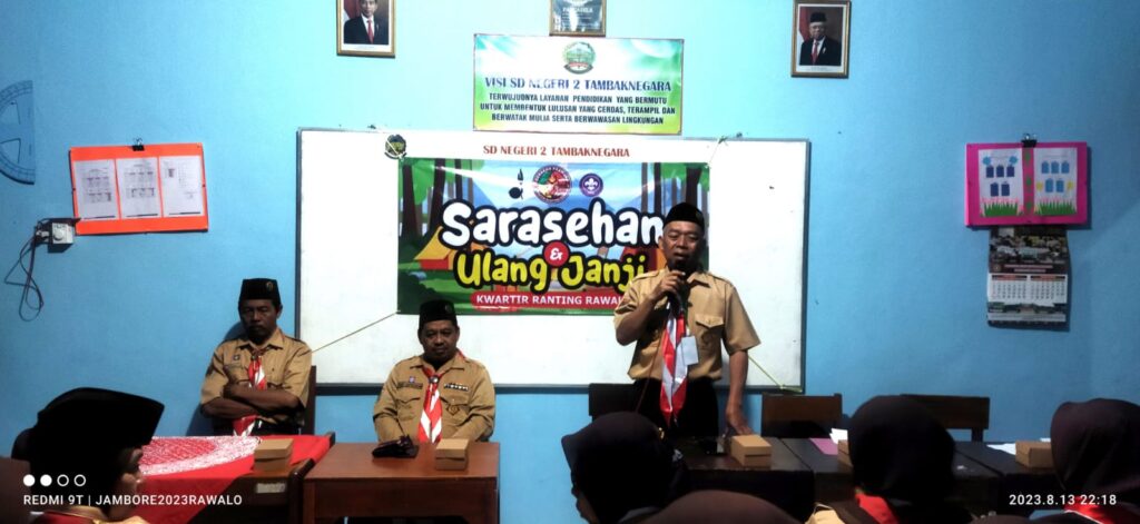 Sarasehan Dalam Rangka HUT Pramuka Ke-62 Kwarran Rawalo – KWARCAB BANYUMAS Sarasehan Dalam Rangka HUT Pramuka Ke-62 Kwarran Rawalo – KWARCAB BANYUMAS