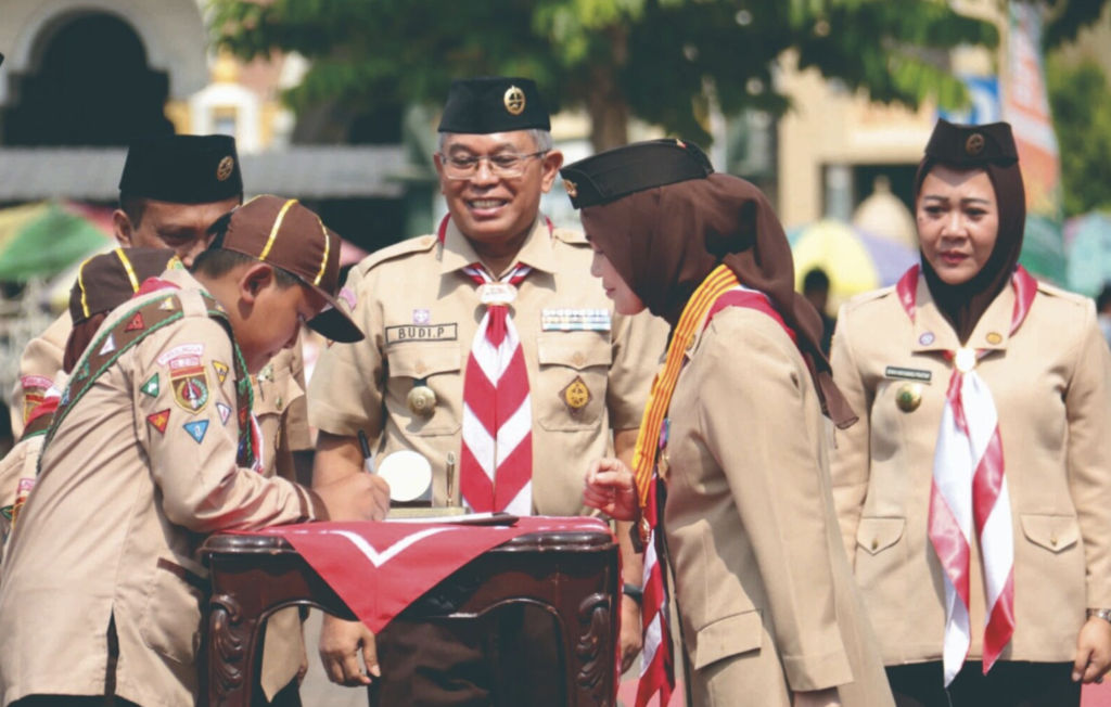 KWARCAB PURBALINGGA – Ini Pesan Ka Kwarnas Kak Budi Waseso Saat Apel Besar Pramuka Purbalingga