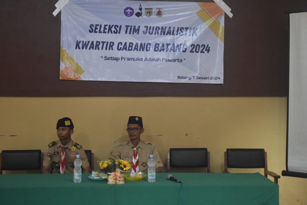 Seleksi Calon Jurnalistik Kwarcab Batang di Gelar di Sanggar Bhakti kwartir cabang batang