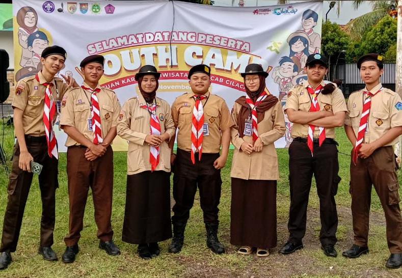 Pramuka Penegak dan Pandega Cilacap ikuti Youth Camp Saka Pariwisata di lapangan Disparpora Kab Cilacap