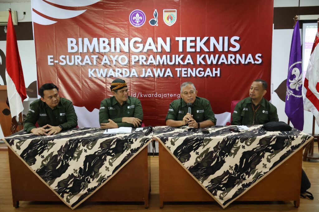Pelatihan E-Surat Ayo Pramuka Kwarnas Dukung Digitalisasi di Kwarda Jawa Tengah